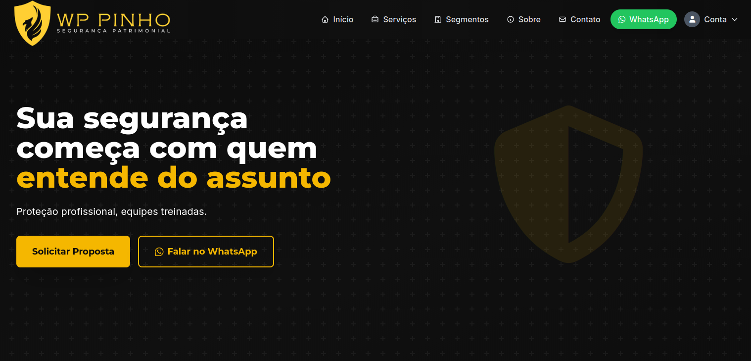 WP Pinho - Segurança Patrimonial